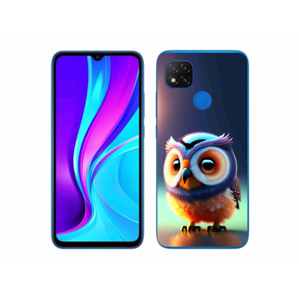 Gelový kryt mmCase na Xiaomi Redmi 9C - sovička