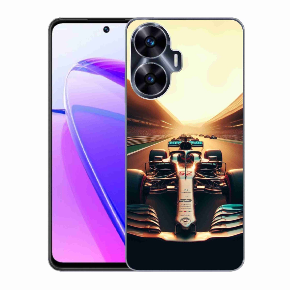 Gelový kryt mmCase na Realme C55 - formule 1