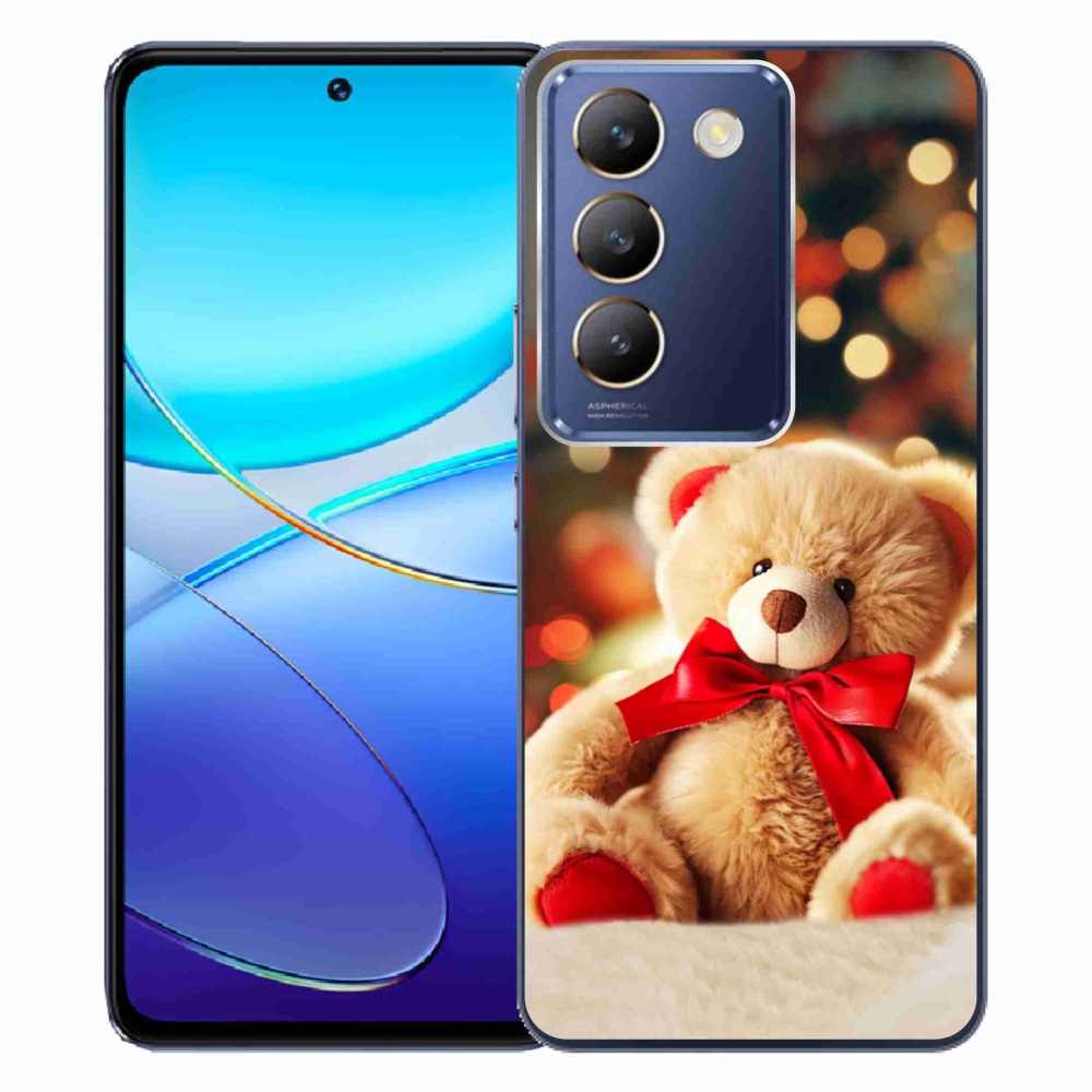 Gelový kryt mmCase na Vivo V40 SE 4G/5G - plyšový medvídek