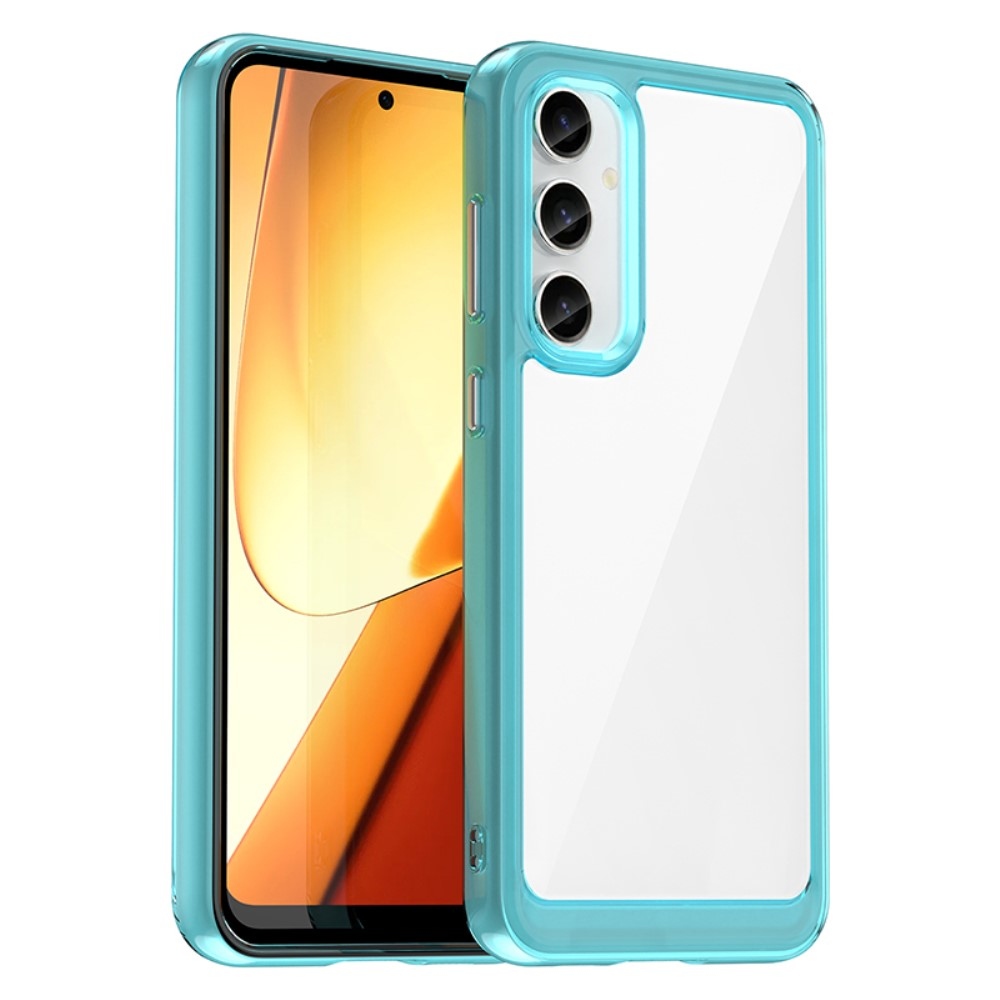 Gelový obal s pevnými zády na Samsung Galaxy S23 FE - světlemodrý