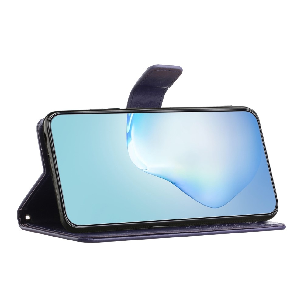 Tree knížkové pouzdro na Samsung Galaxy A35 5G - tmavěfialové