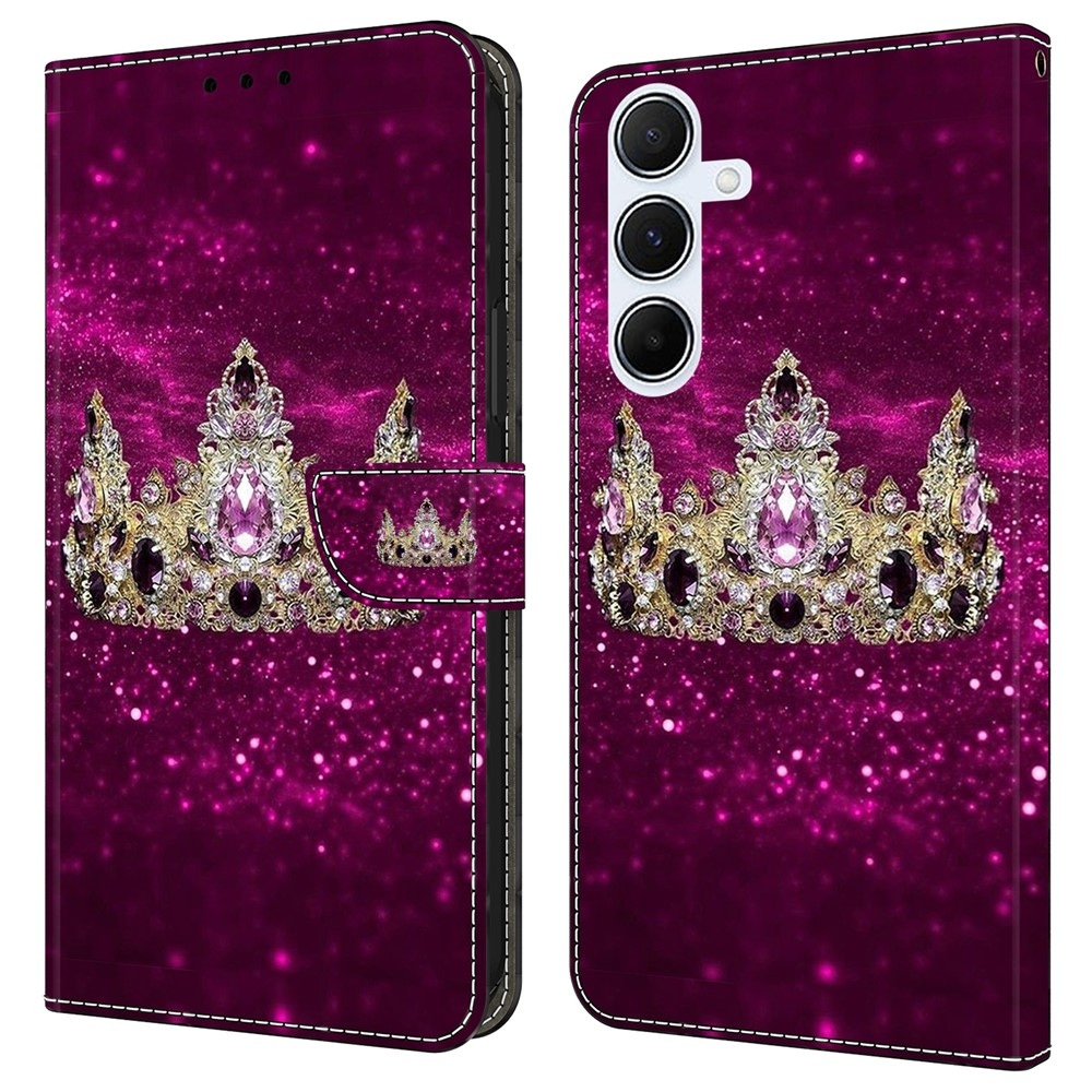 Firmly knížkové pouzdro na Samsung Galaxy A17 5G/A26 5G - diamantová koruna