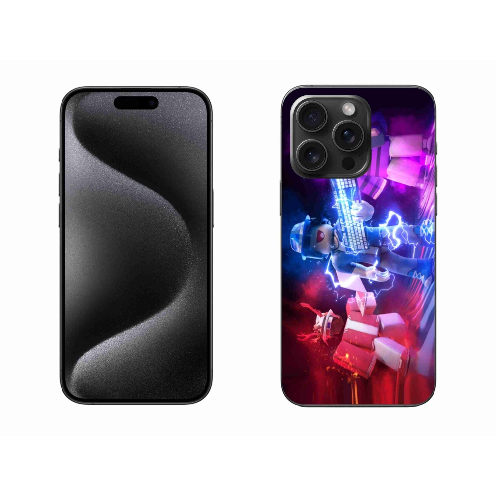 Gelový kryt mmCase na iPhone 15 Pro Max - roblox