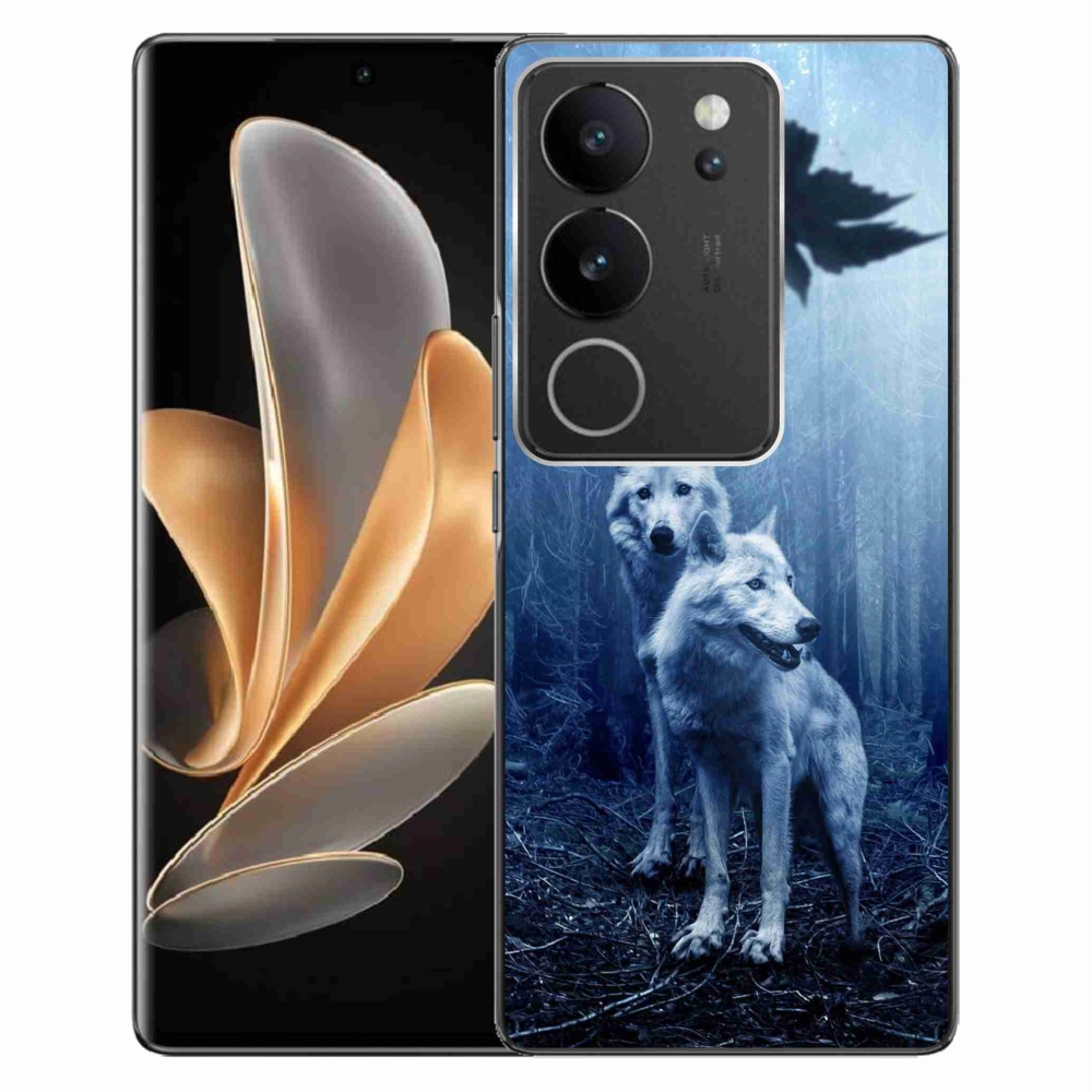 Gelový kryt mmCase na Vivo V29 5G - vlci v lese