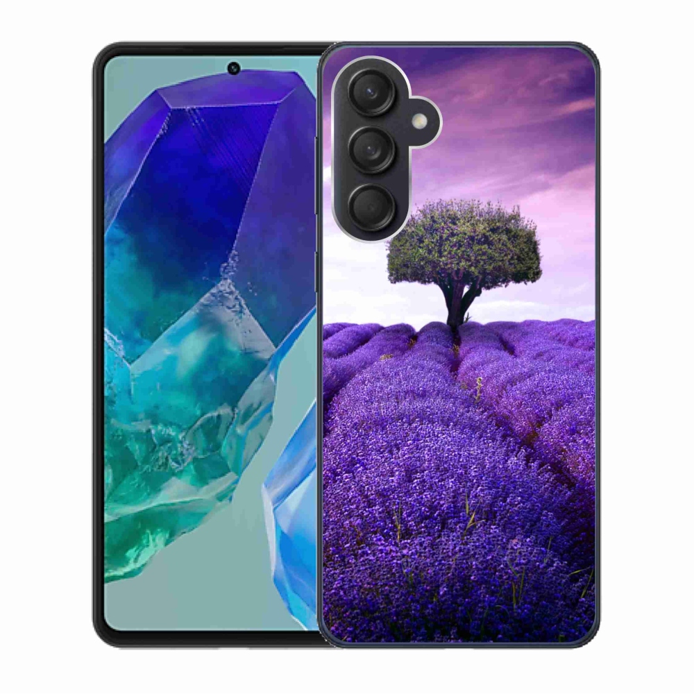 Gelový kryt mmCase na Samsung Galaxy M55 5G - levandulová louka