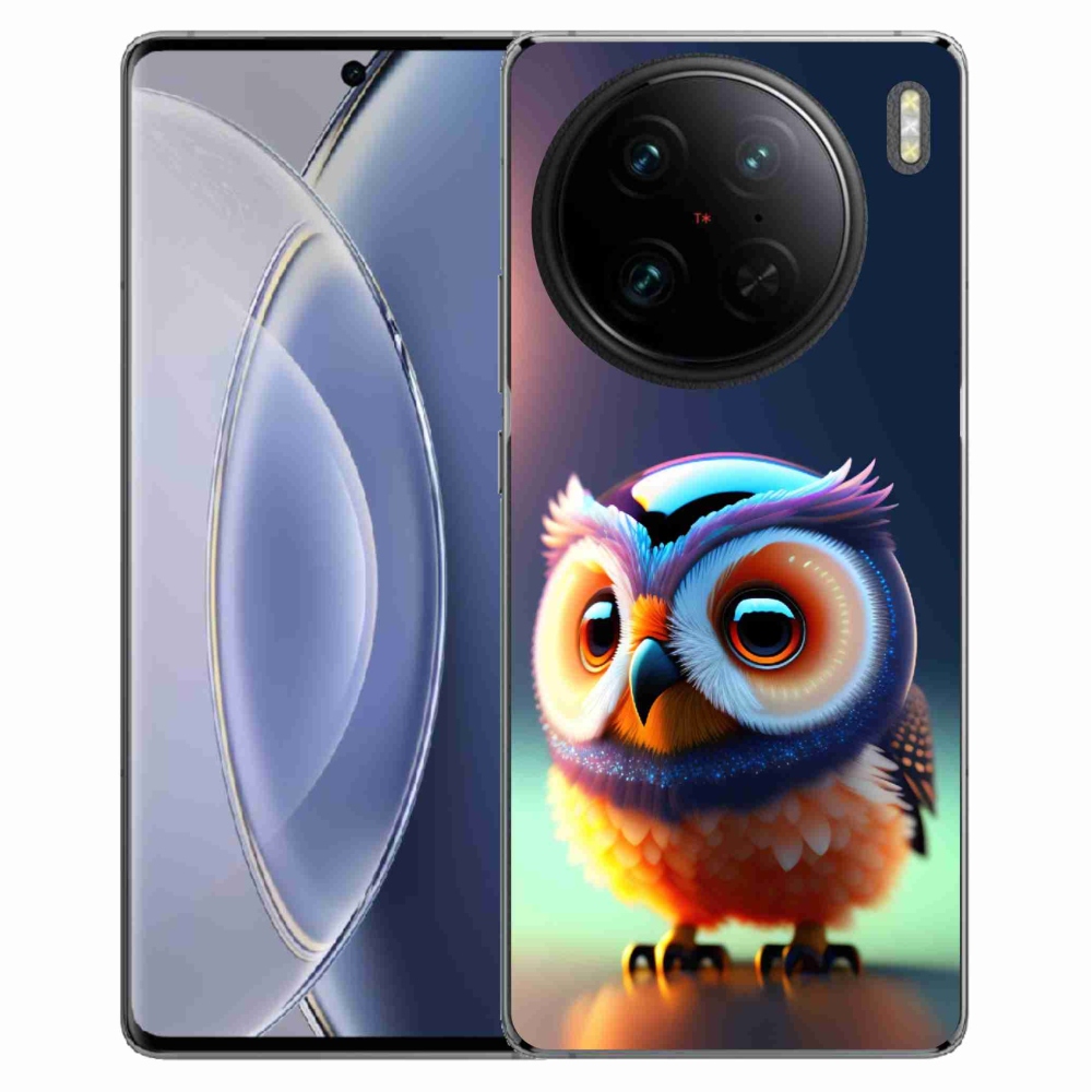 Gelový kryt mmCase na Vivo X90 Pro - sovička
