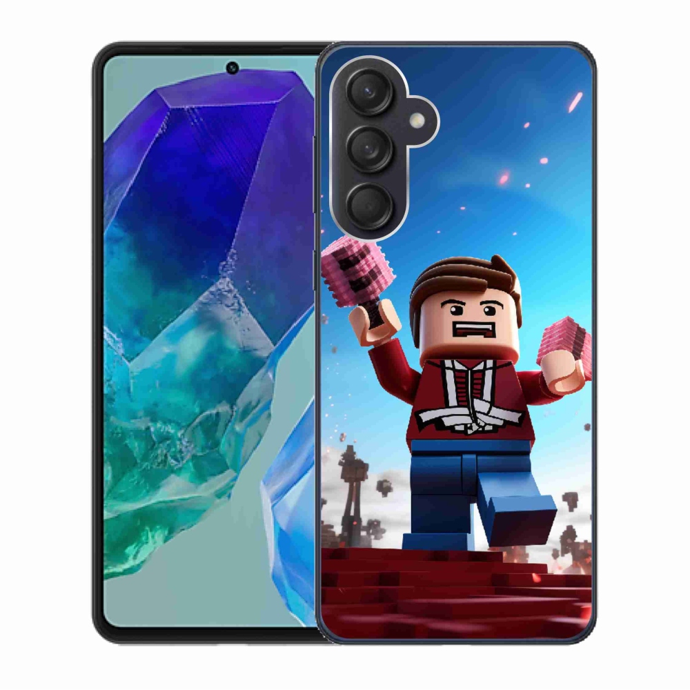 Gelový kryt mmCase na Samsung Galaxy M55 5G - roblox 2