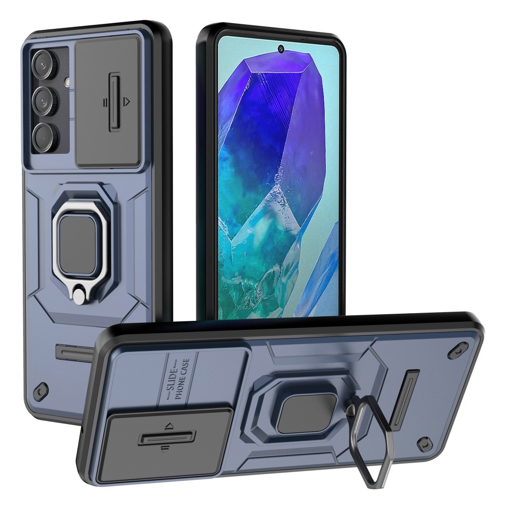 Lens odolný kryt na Samsung Galaxy M55 5G - modrý