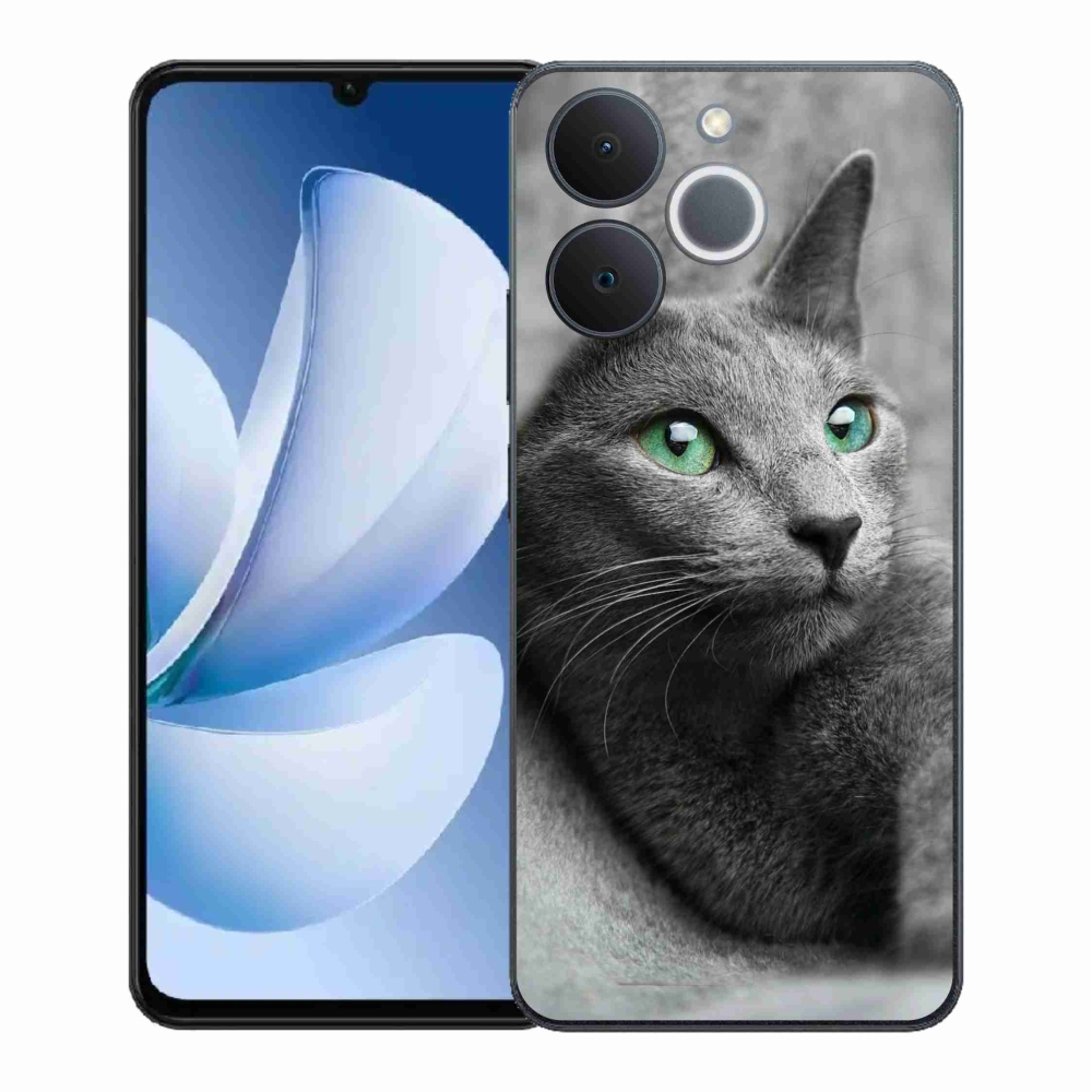 Gelový kryt mmCase na Realme Note 70T - kočka 2
