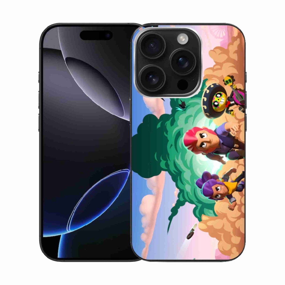 Gelový kryt mmCase na iPhone 16 Pro - brawl stars