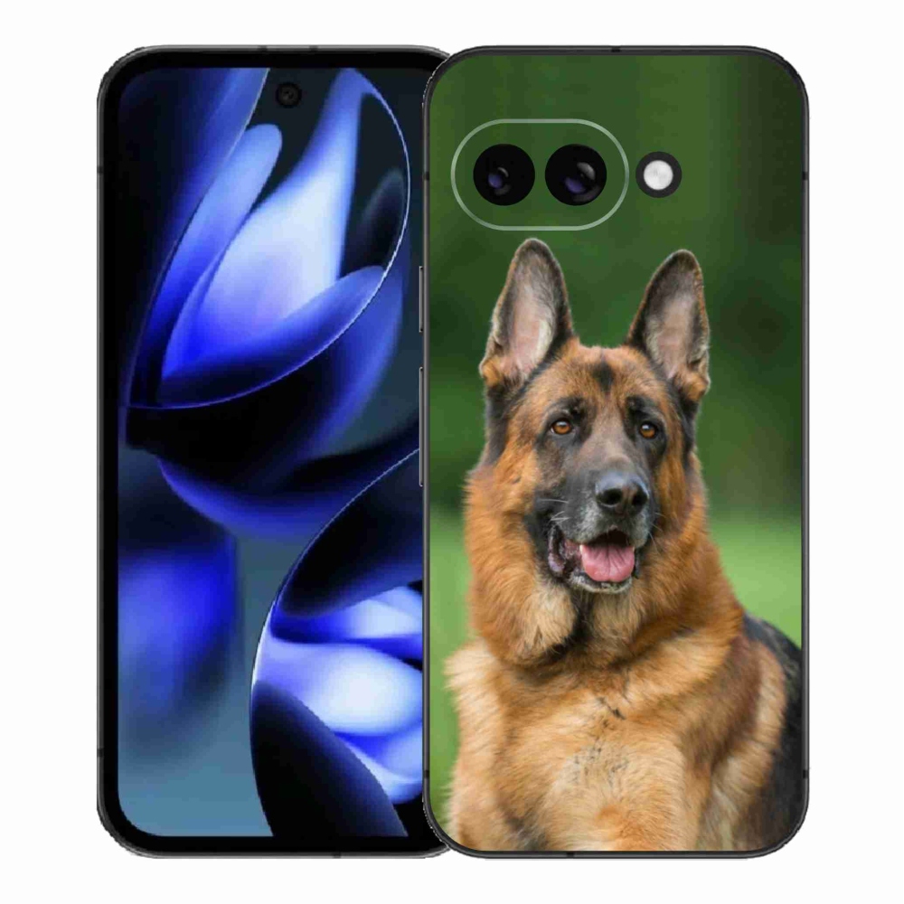 Gelový kryt mmCase na Google Pixel 9a - německý ovčák