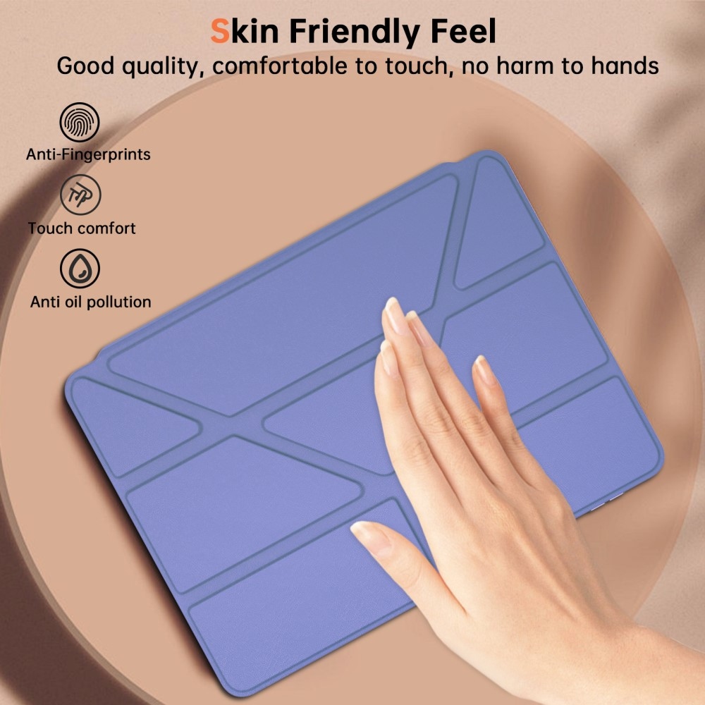 Origami chytré polohovací pouzdro na tablet Xiaomi Pad 7/7 Pro - tmavěfialové