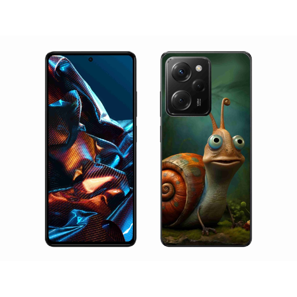 Gelový kryt mmCase na Xiaomi Poco X5 Pro 5G - šnek