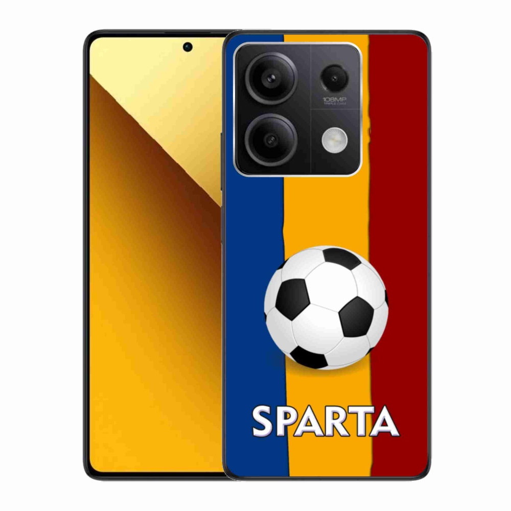 Gelový kryt mmCase na Xiaomi Redmi Note 13 5G - fotbal 1