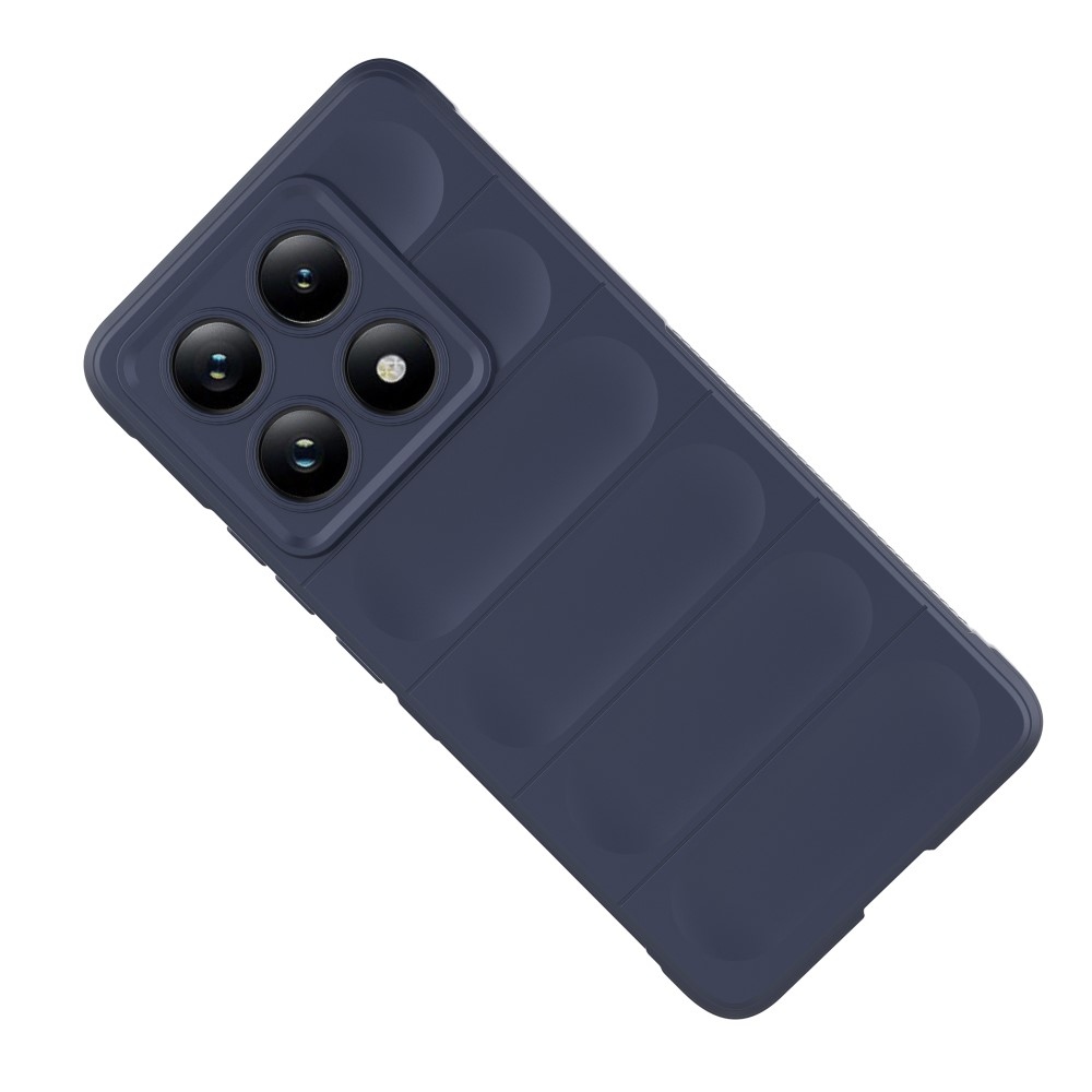 Rugg odolný gelový obal na Xiaomi Redmi Note 14 Pro 5G/Poco X7 5G - tmavěmodrý