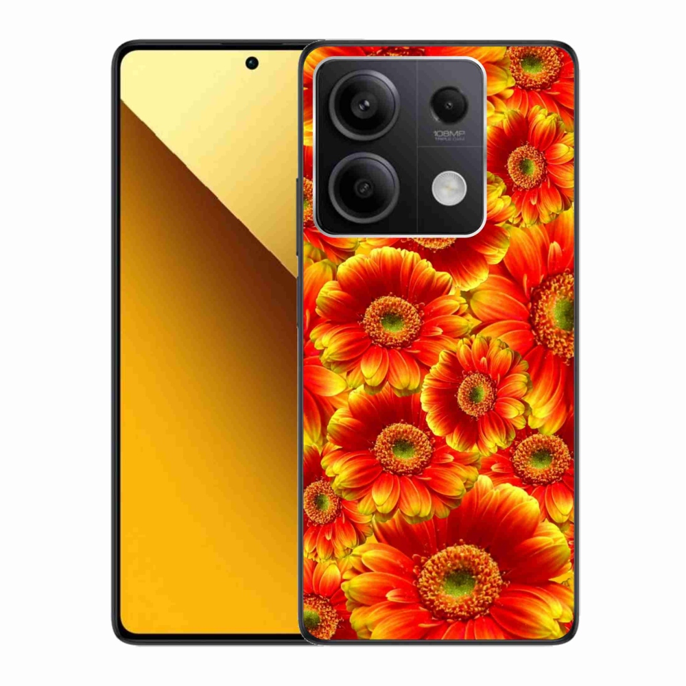 Gelový kryt mmCase na Xiaomi Redmi Note 13 5G - gerbera 1