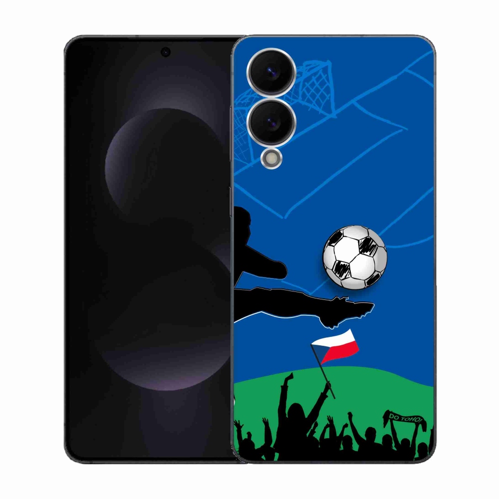 Gelový kryt mmCase na Samsung Galaxy S25 Edge - fanoušci fotbalu