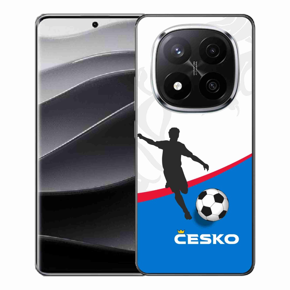 Gelový kryt mmCase na Xiaomi Redmi Note 14 Pro+ 5G - fotbal Česko 1