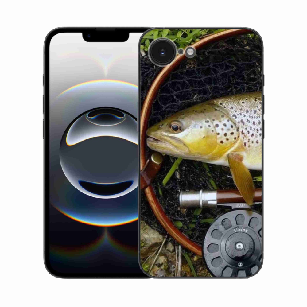 Gelový kryt mmCase na iPhone 16e - pstruh 2