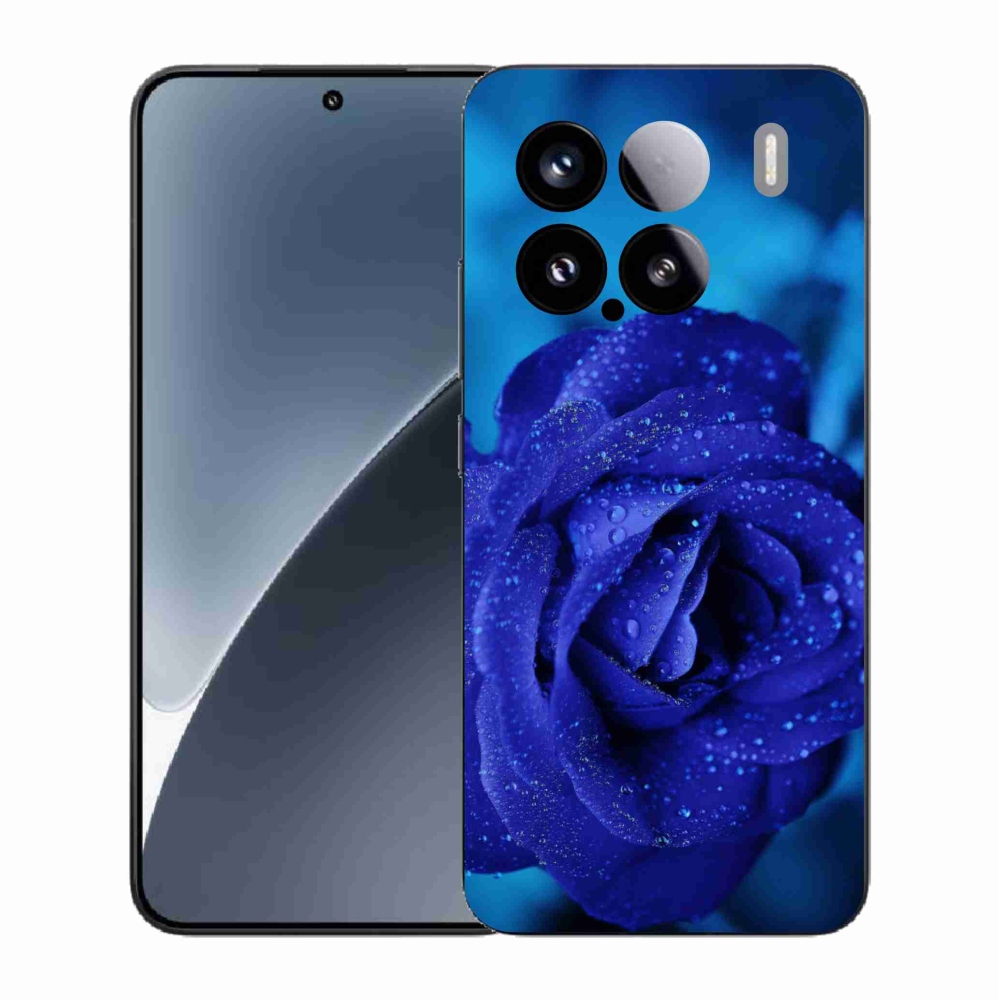 Gelový kryt mmCase na Xiaomi 15 - modrá růže