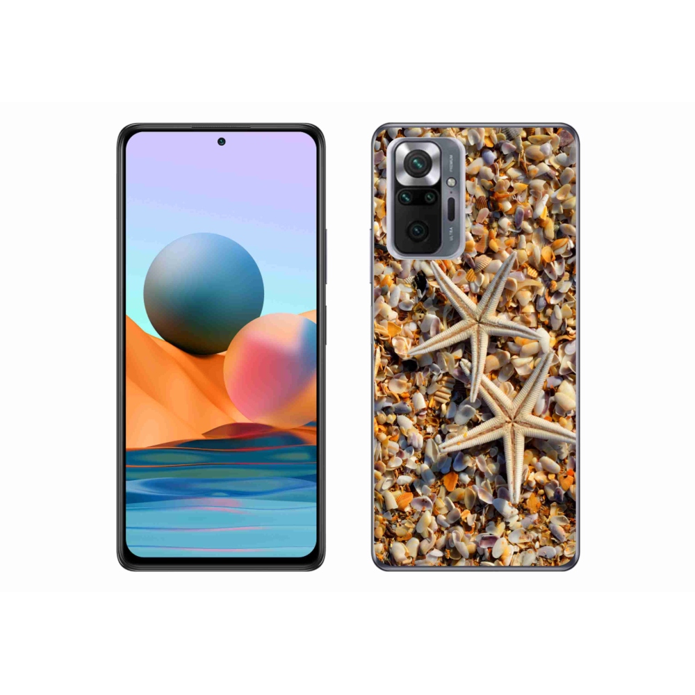 Gelový kryt mmCase na Xiaomi Redmi Note 10 Pro - mořské hvězdice