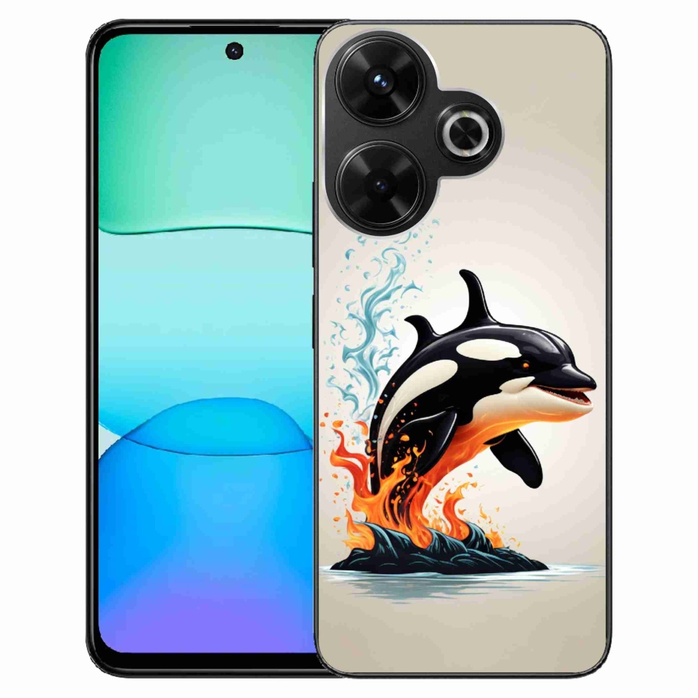 Gelový kryt mmCase na Xiaomi Redmi 13 4G/Poco M6 4G - kosatka