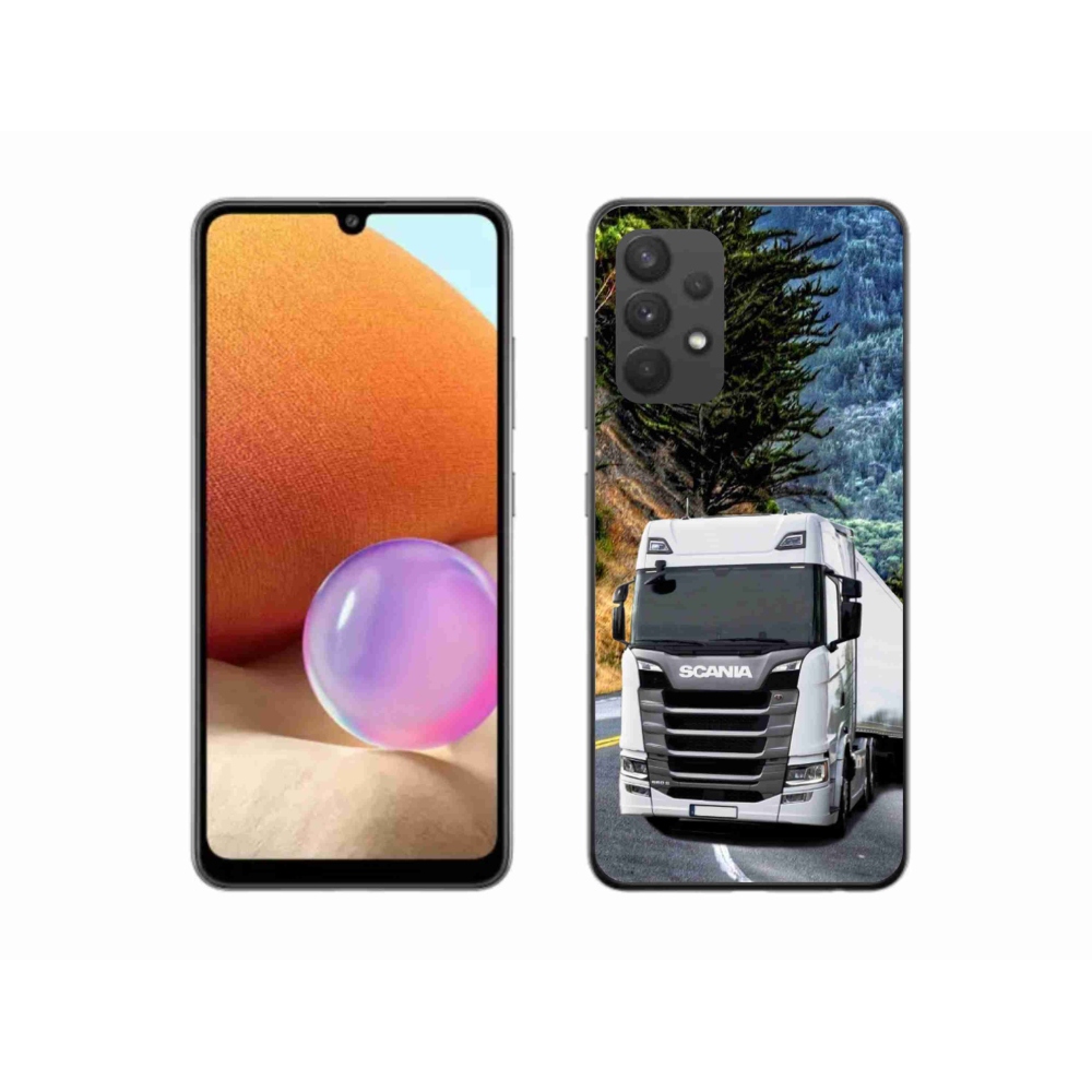 Gelový kryt mmCase na Samsung Galaxy A32 4G - kamion 1