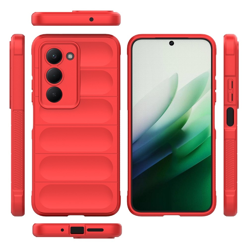 Rugg odolný gelový obal na Xiaomi Redmi 15 5G (169mm) - červený