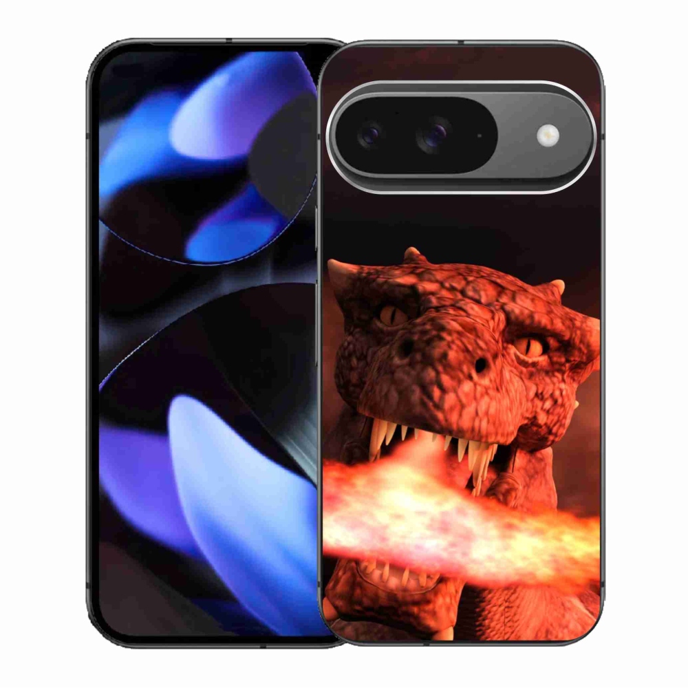 Gelový kryt mmCase na Google Pixel 9/9 Pro - drak