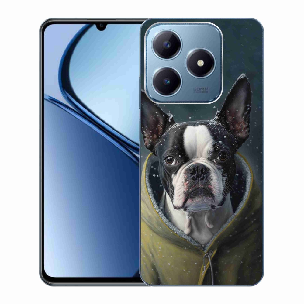 Gelový kryt mmCase na Realme C63 - buldoček