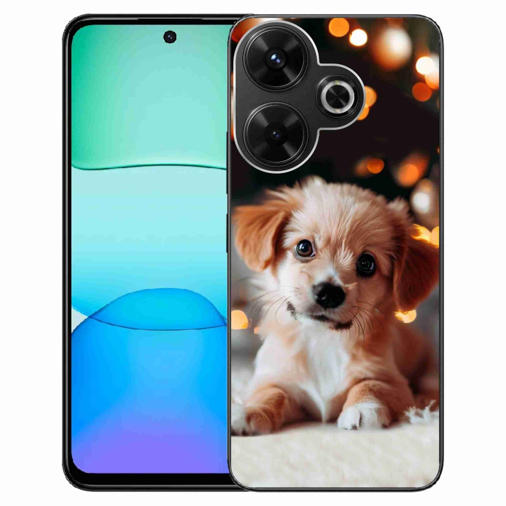 Gelový kryt mmCase na Xiaomi Redmi 13 4G/Poco M6 4G - štěňátko