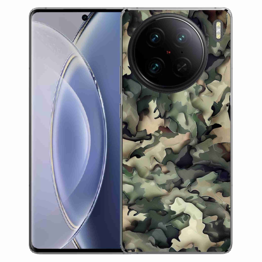 Gelový kryt mmCase na Vivo X90 Pro - maskáčový vzor 9