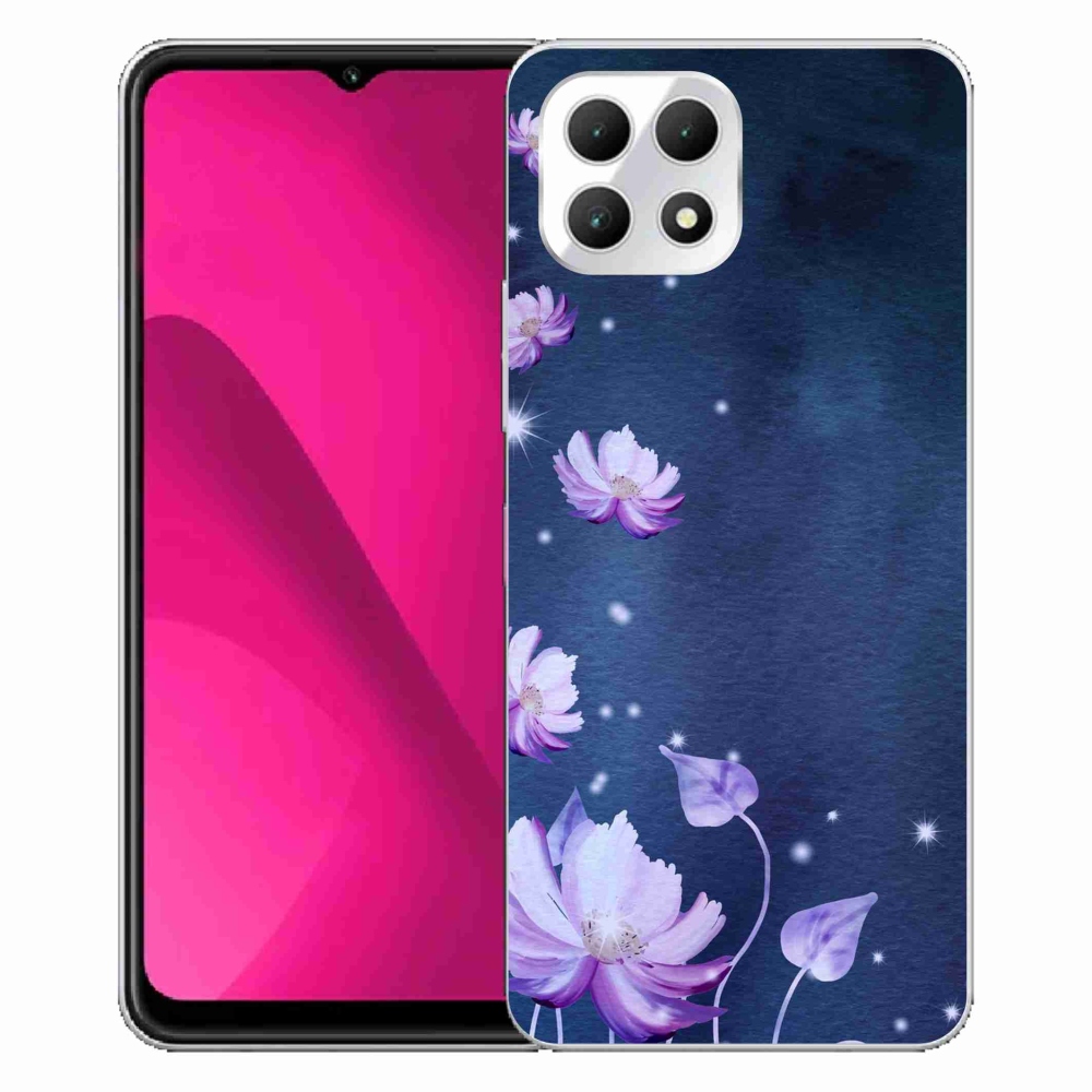 Gelový kryt mmCase na T-Mobile T Phone 2 - padající květy