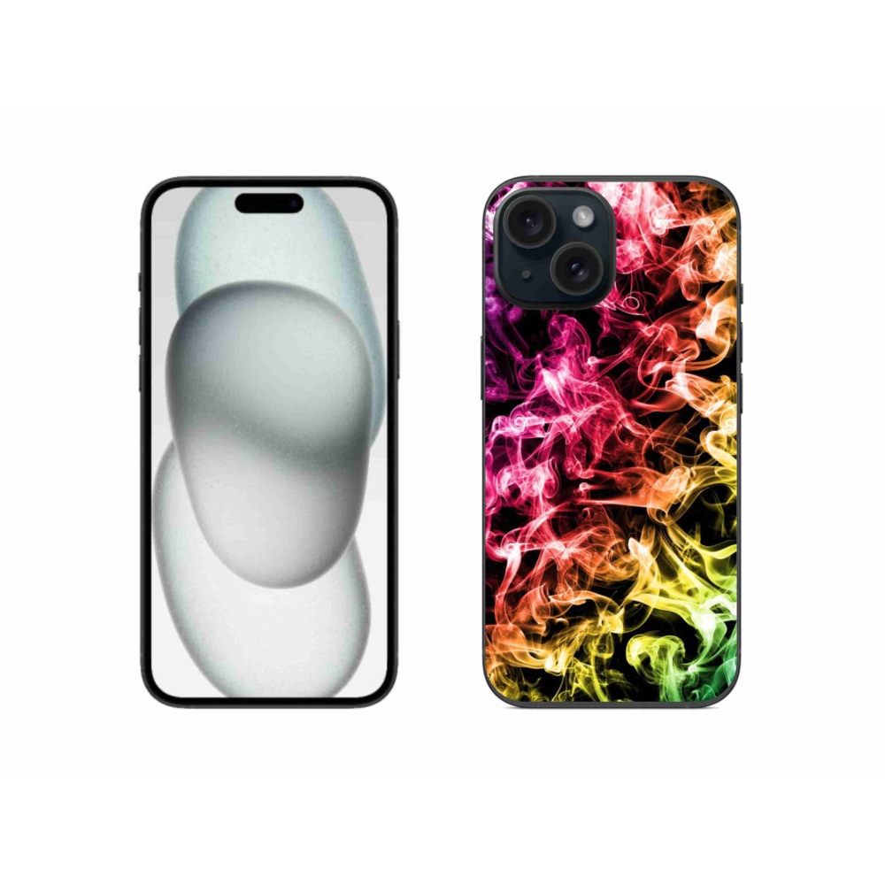 Gelový kryt mmCase na iPhone 15 - abstraktní vzor 6