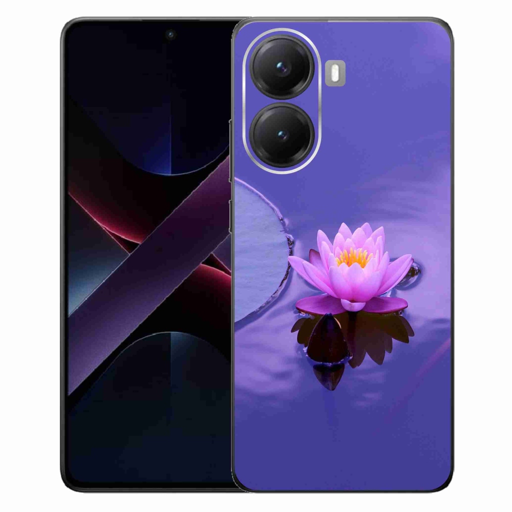 Gelový kryt mmCase na Xiaomi Poco X7 Pro 5G - květ na hladině