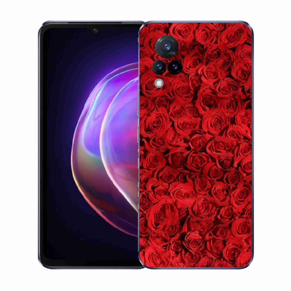 Gelový kryt mmCase na Vivo V21 4G/5G - růže