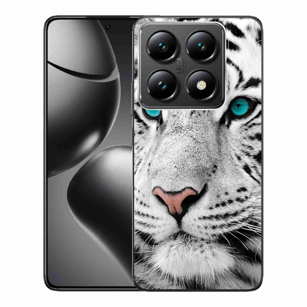 Gelový kryt mmCase na Xiaomi 14T Pro - bílý tygr
