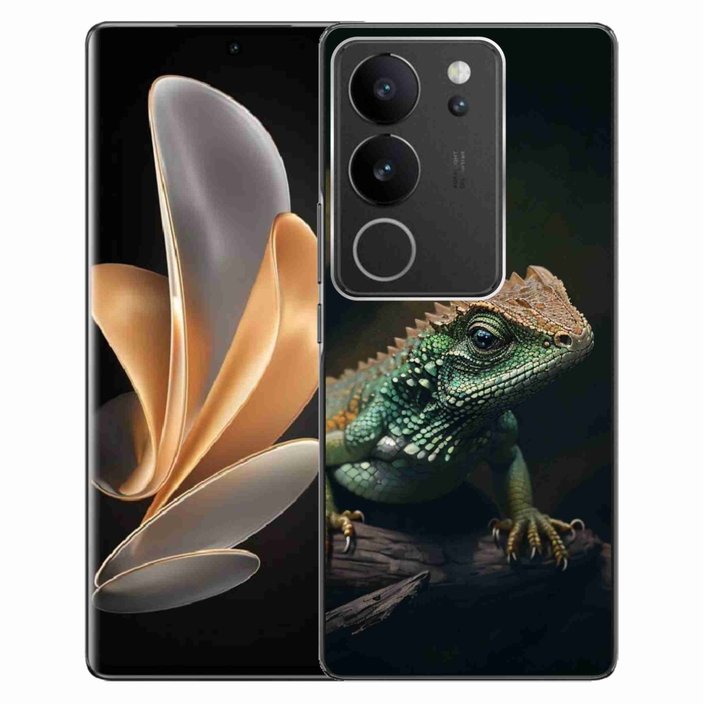 Gelový kryt mmCase na Vivo V29 5G - ještěr