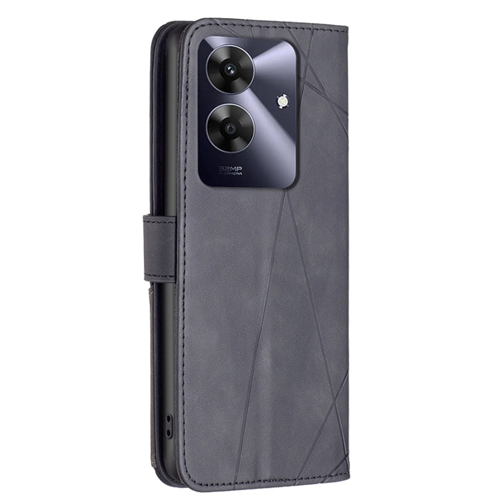 BNF Triangle knížkové pouzdro na Realme Note 60 - černé