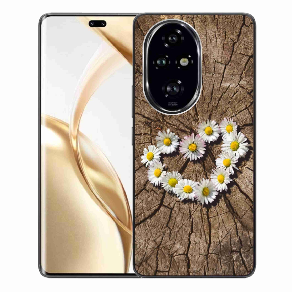 Gelový kryt mmCase na Honor 200 Pro 5G - srdce z kopretin