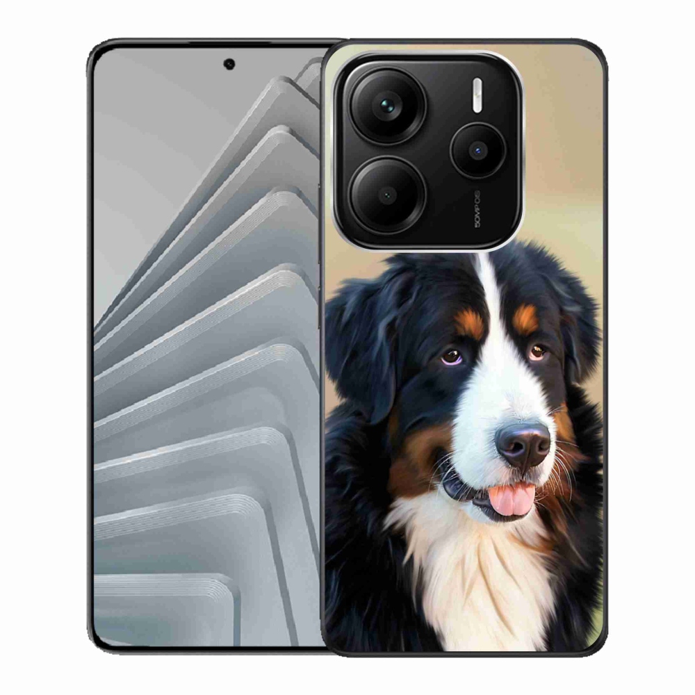 Gelový kryt mmCase na Xiaomi Redmi Note 14 5G - bernský salašnický pes