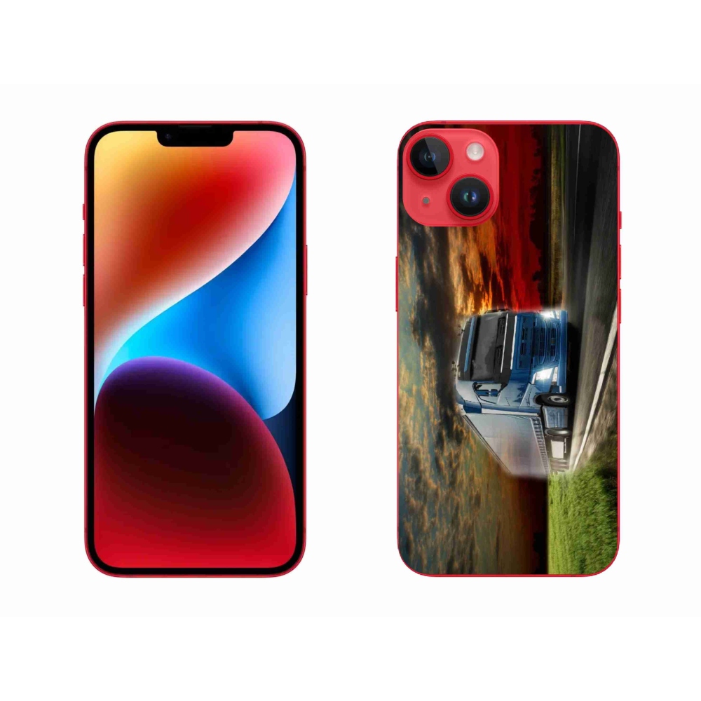 Gelový kryt mmCase na iPhone 14 Plus - kamion 4