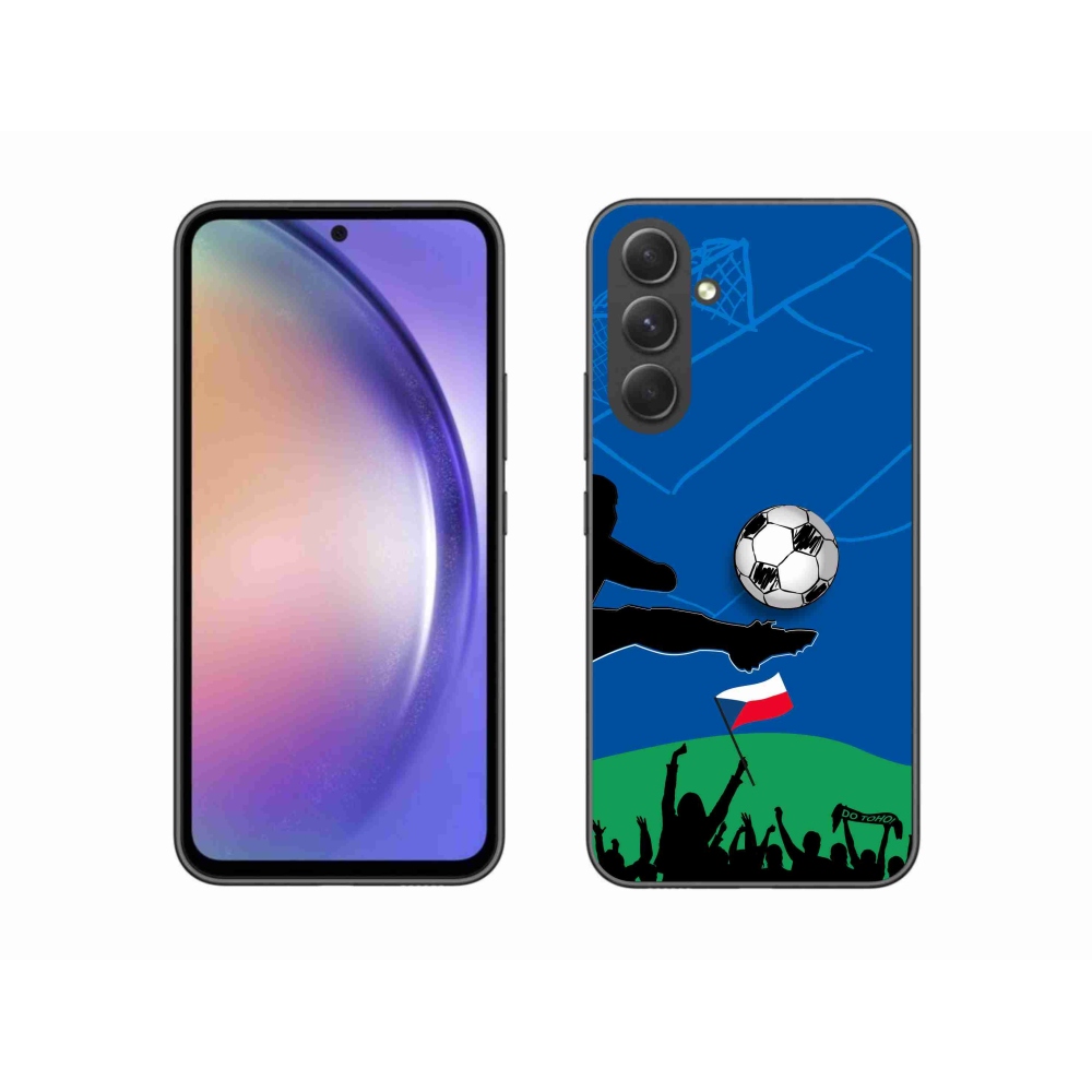Gelový kryt mmCase na Samsung Galaxy A54 5G - fanoušci fotbalu