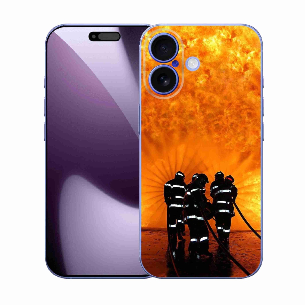 Gelový kryt mmCase na iPhone 17 - požár