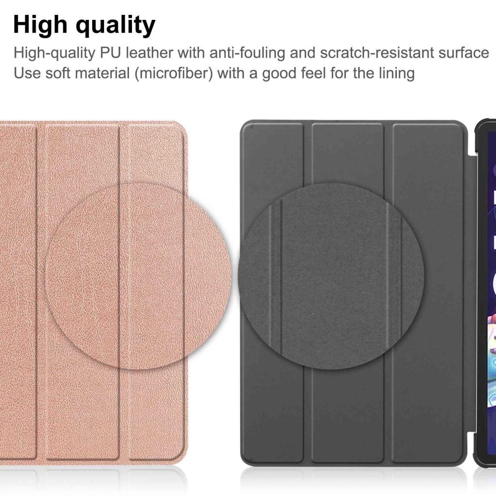 Case chytré zavírací pouzdro na Lenovo Tab P11 Pro (2.Gen) - růžovozlaté