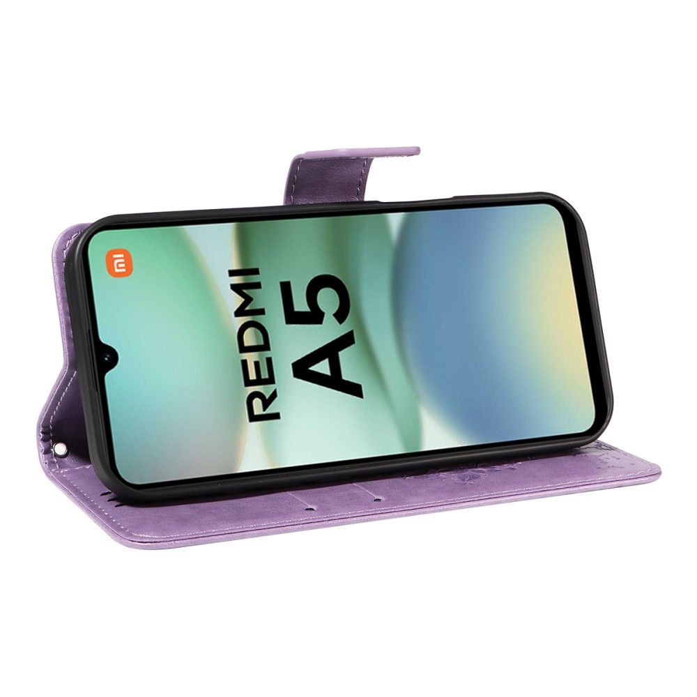 Trees knížkové pouzdro na Xiaomi Redmi A5 (171.7x77.8x8.3mm) - světlefialové