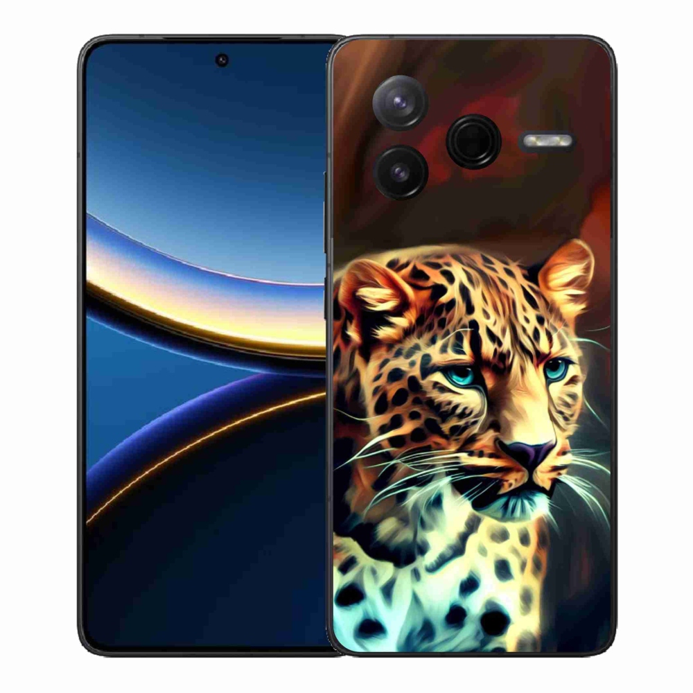 Gelový kryt mmCase na Xiaomi Poco F7 Pro - leopard