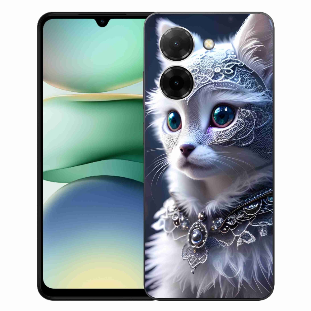 Gelový kryt mmCase na Xiaomi Redmi A5 (171.7x77.8x8.3mm) - bílá kočka