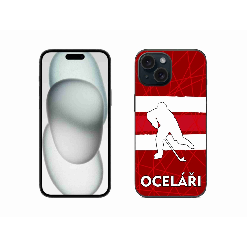 Gelový kryt mmCase na iPhone 15 - Oceláři