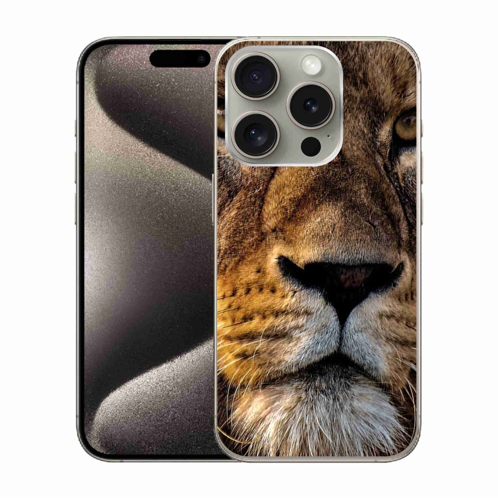 Gelový obal mmCase na iPhone 15 Pro - lev